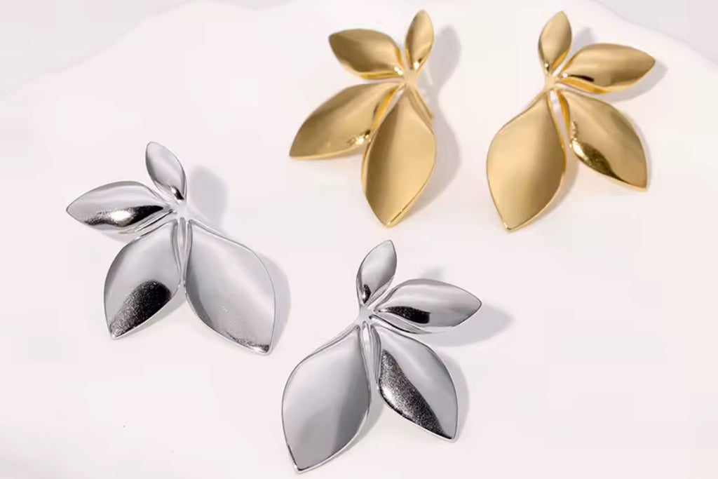 Boucles d’oreilles FEUILLA