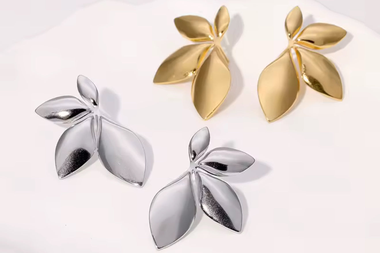 Boucles d’oreilles FEUILLA