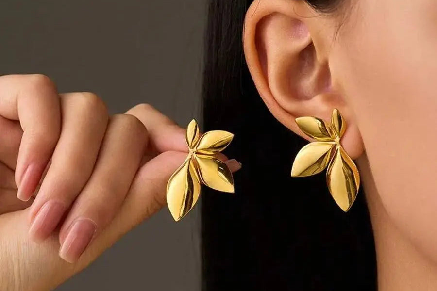 Boucles d’oreilles FEUILLA