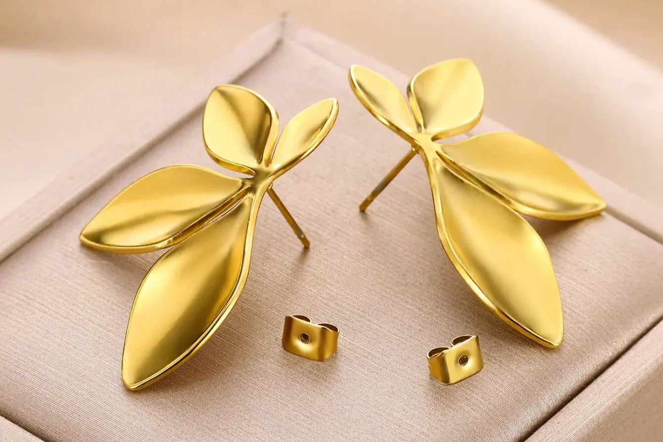 Boucles d’oreilles FEUILLA